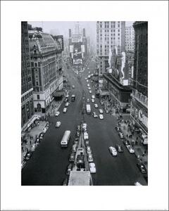 Művészeti nyomat New York - Times Square, Alfred Gescheidt