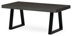 Dohányzóasztal 120 × 60 × 50 cm, melamin, szürke tölgy CT-R5212 GREY