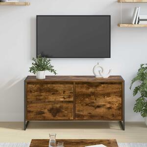 TV szekrény fiókkal Füstös tölgy 100 x 36 x 49.5 cm Faanyag
