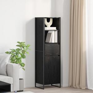 Könyvespolc fiókkal Fekete tölgy 43 x 36 x 150,5 cm Faanyag