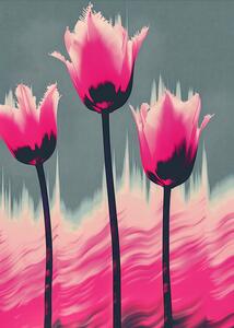 Illusztráció The Tulips, Andreas Magnusson, (30 x 40 cm)