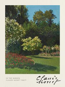 Reprodukció In the Garden - Claude Monet