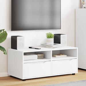 TV szekrény fiókkal Fehér 100 x 48 x 43 cm Faanyag