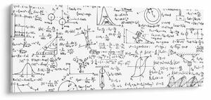 Kép - Képletek (120x50 cm)