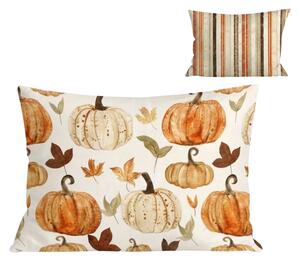 Flanel párnahuzat PUMPKINS & STRIPES 50x70 cm, színes kivitel