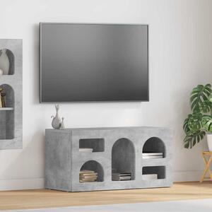 TV szekrény Beton Szürke 80 x 35 x 40 cm Faanyag