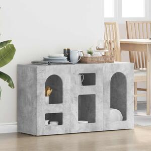 Széf Beton Szürke 100 x 35 x 59 cm Faanyag