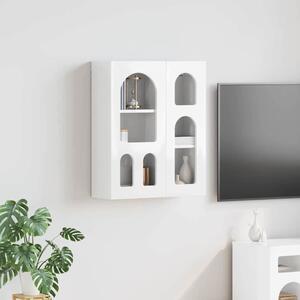 Függő szekrény ELST Magas Fényű Fehér 59 x 20 x 71.5 cm Faanyag