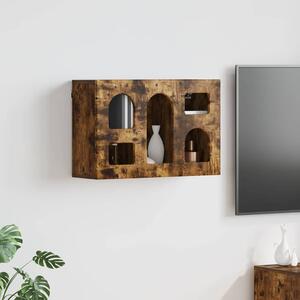 Függő szekrény polcokkal Füstölt tölgy 60 x 20 x 40 cm Faanyag