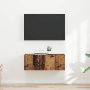 TV Fali Szekrény 2 pcs Öreg fa 60 x 31 x 29.5 cm Faanyag