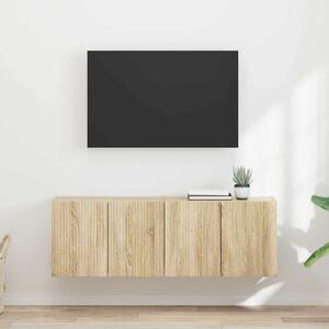 TV Fali Szekrény 2 pcs Sonoma tölgy 59,5 x 31 x 40 cm Faanyag