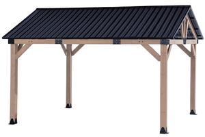 Atlanta fából készült kerti fészer 3,6 x 4,2 m CoverTech