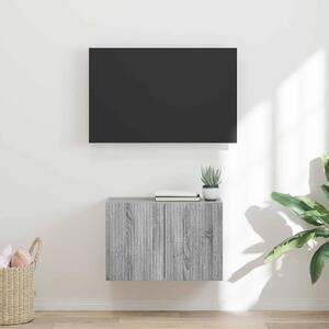 TV Fali Szekrény Szürke Sonoma 59,5 x 31 x 40 cm Faanyag