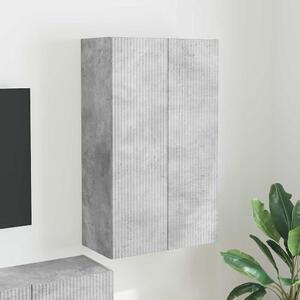 TV Fali Szekrény Beton Szürke 59,5 x 31 x 100 cm Faanyag