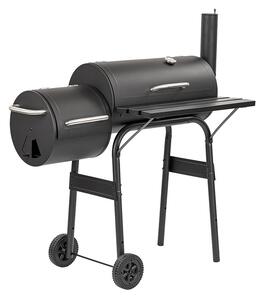 Faszenes kerti grillsütő füstölővel