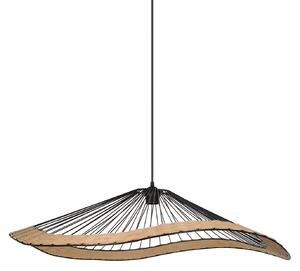 Függőlámpa COREP, Mekong, dimmable, Fekete, Nappali, Fém