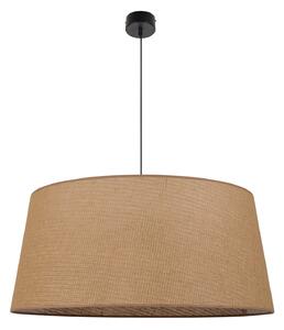Függőlámpa COREP, Tambour, dimmable, Barna / Rozsdabarna, Nappali, Papír / Karton