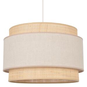 Függőlámpa COREP, Milo, dimmable, Bézs, Nappali, Szövet / Textília