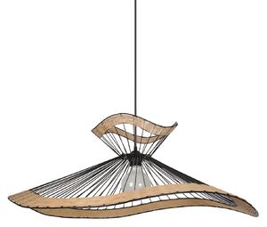 Függőlámpa COREP, Mekong, dimmable, Fekete, Nappali, Fém