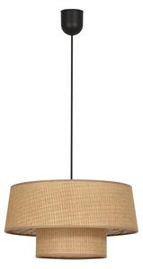 Függőlámpa COREP, Mali, dimmable, Barna / Rozsdabarna, Nappali, Papír / Karton