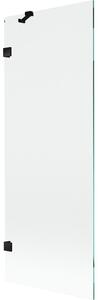 Mexen, Mexen Lunar 1 szárnyú kádparaván 70 x 150 cm, átlátszó, fekete - 897-070-000-70-00