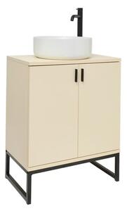 Fürdőszobaszekrény mosdóval Ceramia Easy 60x73x36 cm jázmin matt EASYUMDB8