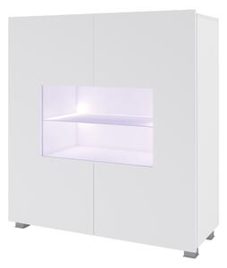 Vitrin Calabria K2D (matt fehér + fényes fehér)