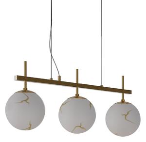Függőlámpa By Rydéns, Bellagio, dimmable, Fehér, Étkező, Üveg