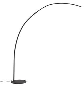 Modern fekete ívlámpa LED-del és érintődimmerrel - Arlow