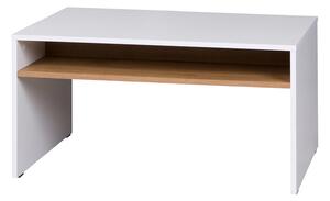 PC asztal Iweta 2 (matt fehér + arany tölgy). 1051764