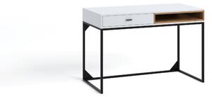 PC asztal Oliver PC (fehér + artisan tölgy). 1051805