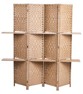 4 paneles térelválasztó TRAFOI Barna 158 cm 170 cm