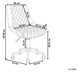 Irodai szék Masar (szürke). 1011199