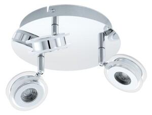 EGLO , 94491 , SAROLO , spot lámpa , 3000 K , LED , 3X3,3W , IP20 , átlátszó