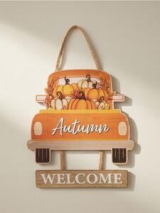 Sinsay - Fali dekoráció – autó „Autumn Welcome” felirattal - többszínű