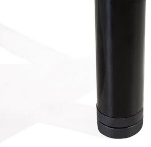Lamellás ágyrács 200x90 cm Basel (fekete) (lábakkal). 1012313