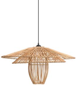 Függőlámpa BOTIJAS Rattan Természetes
