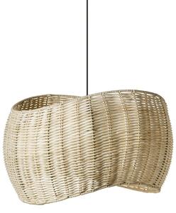 Függőlámpa COAMO Rattan Természetes