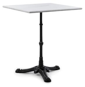Blumfeldt Patras Onyx, bisztró asztal, szecessziós stílus, márvány, 60 x 60 cm, magasság: 72 cm, háromlábú talapzat
