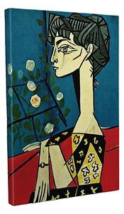 Vászon fali kép Pablo Picasso Jacqueline with Flowers másolat, 30 x 40 cm