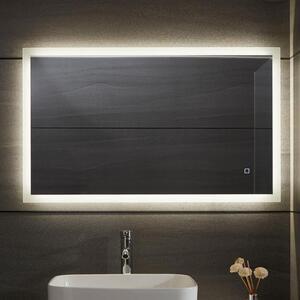 AQUAMARIN Fürdőszobatükör LED világítás 50 x 70 cm