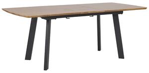 Kihúzható étkezőasztal SALVADOR Sötétbarna 160/200 cm 90 cm