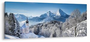 Kép - Havas táj (120x50 cm)