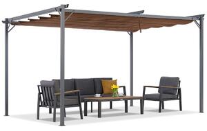 Barna La Palma 3x4m Garden Point terasz pergola