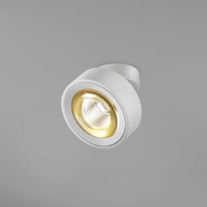 Egger LED reflektor Clippo Optic, fehér/arany, Ø 12 cm, DTW