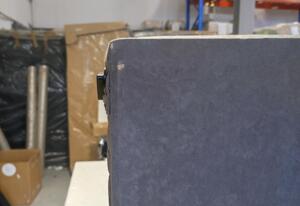 RICCARDO kinyitható kanapé, 200x80x75 cm, fekete + szürke, (alova 04/alova10), jobbos
