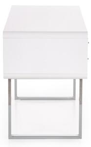 B30 íróasztal - 120 cm - fehér / króm