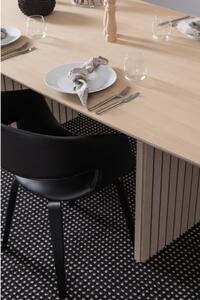 Fehér étkezőasztal tölgyfa dekorral 105x220 cm Christo – Actona