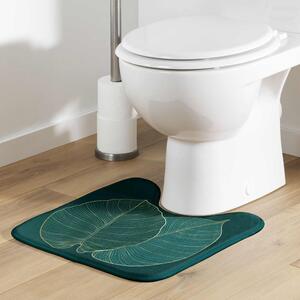 Sötétzöld fürdőszobai kilépő WC-hez 45x45 cm Jade – douceur d'intérieur