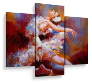 Kép - Balerina, festmény (90x60 cm)